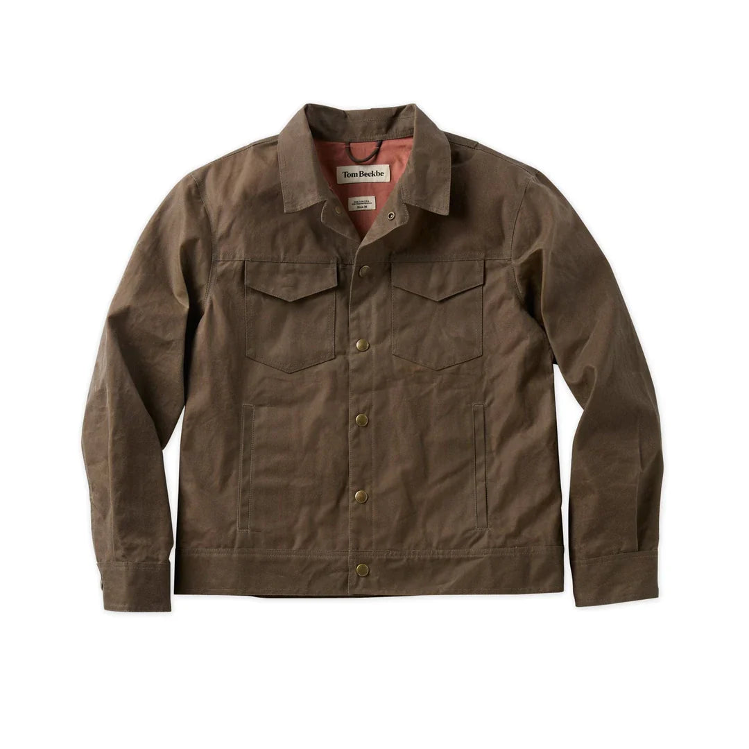 Tom Beckbe Chatom Jacket in Tobacco Brown