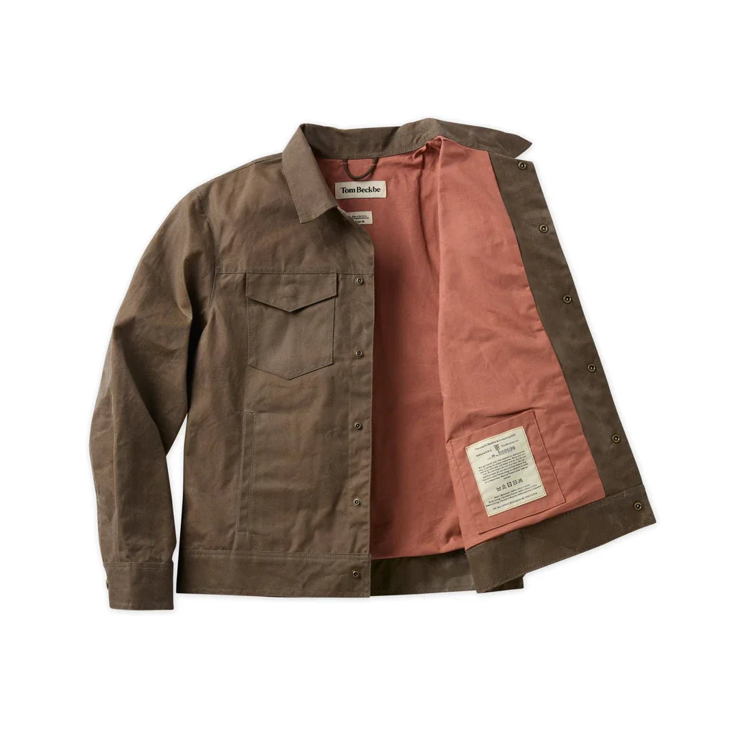 Tom Beckbe Chatom Jacket in Tobacco Brown