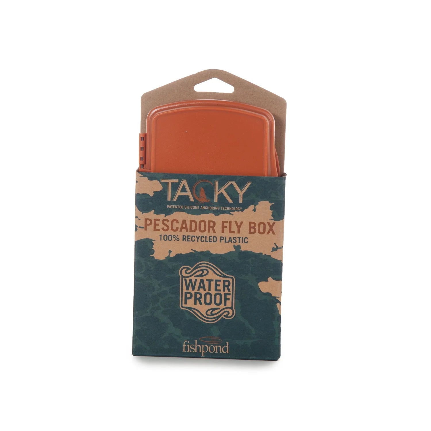 Tacky Pescador Medium Fly Box - Burnt Orange