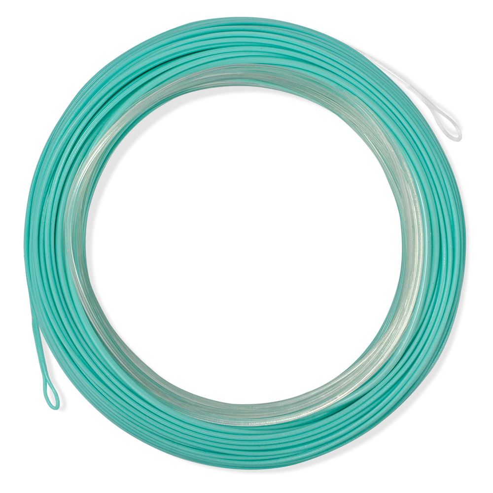 Airflo Clear Tip Flats Universal Saltwater Fly Line Color coil