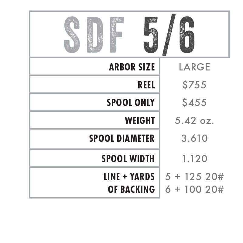 Abel SDF Reel in "DeYoung Brook Flank"