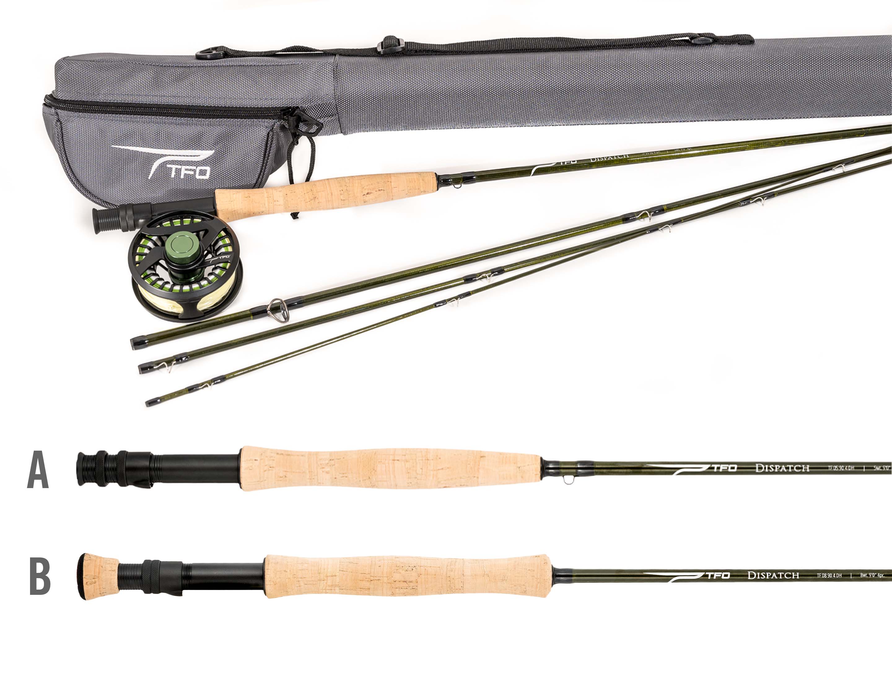 TFO Dispatch Kit Fly Rod Combo Outfit - New!