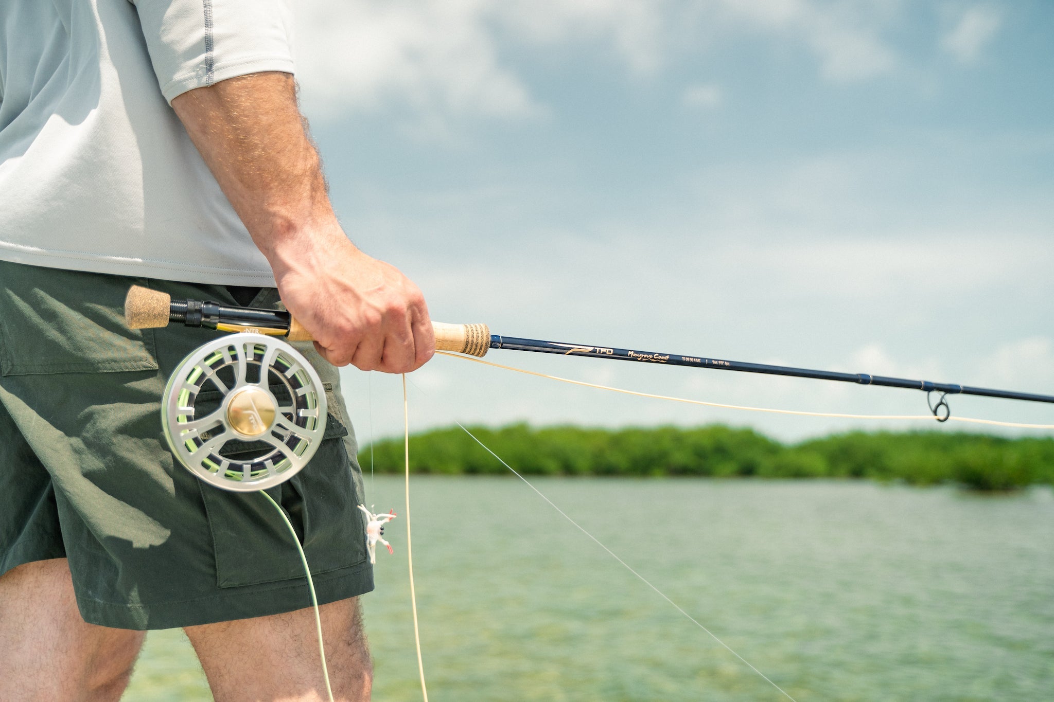 TFO NTR Fly Reels in Silver/Gold