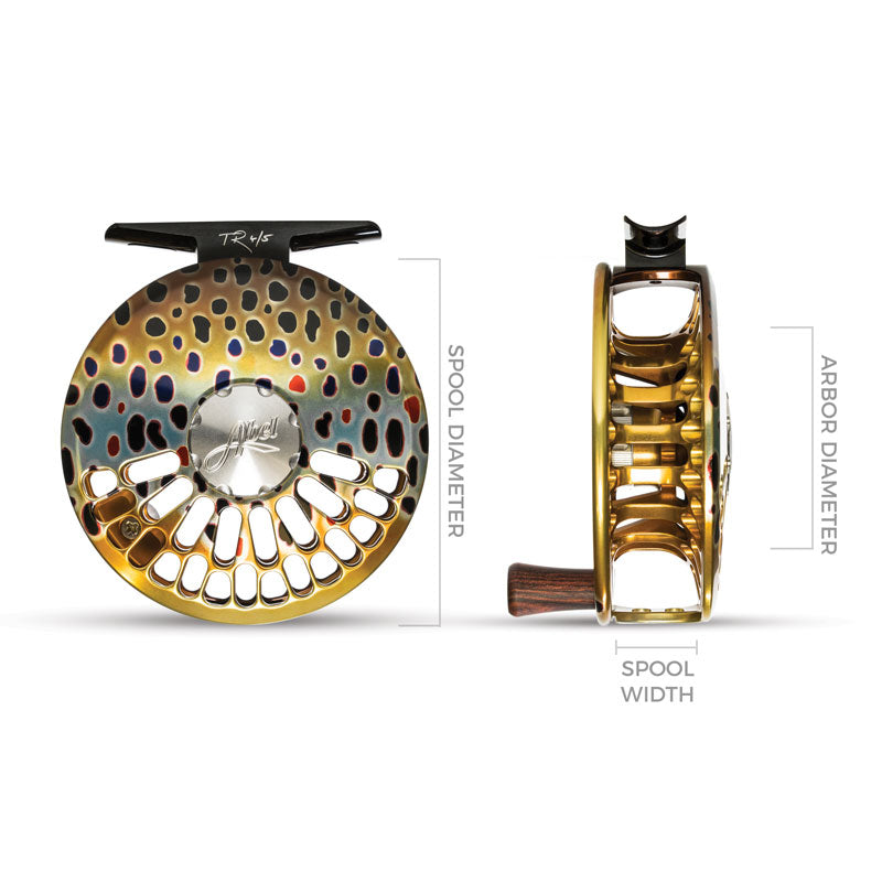 Abel TR Fly Reel in "Native Brown Trout"