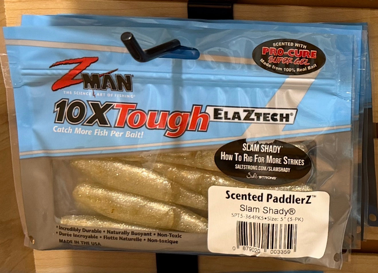 Zman Scented PaddlerZ Slam Shady 5"