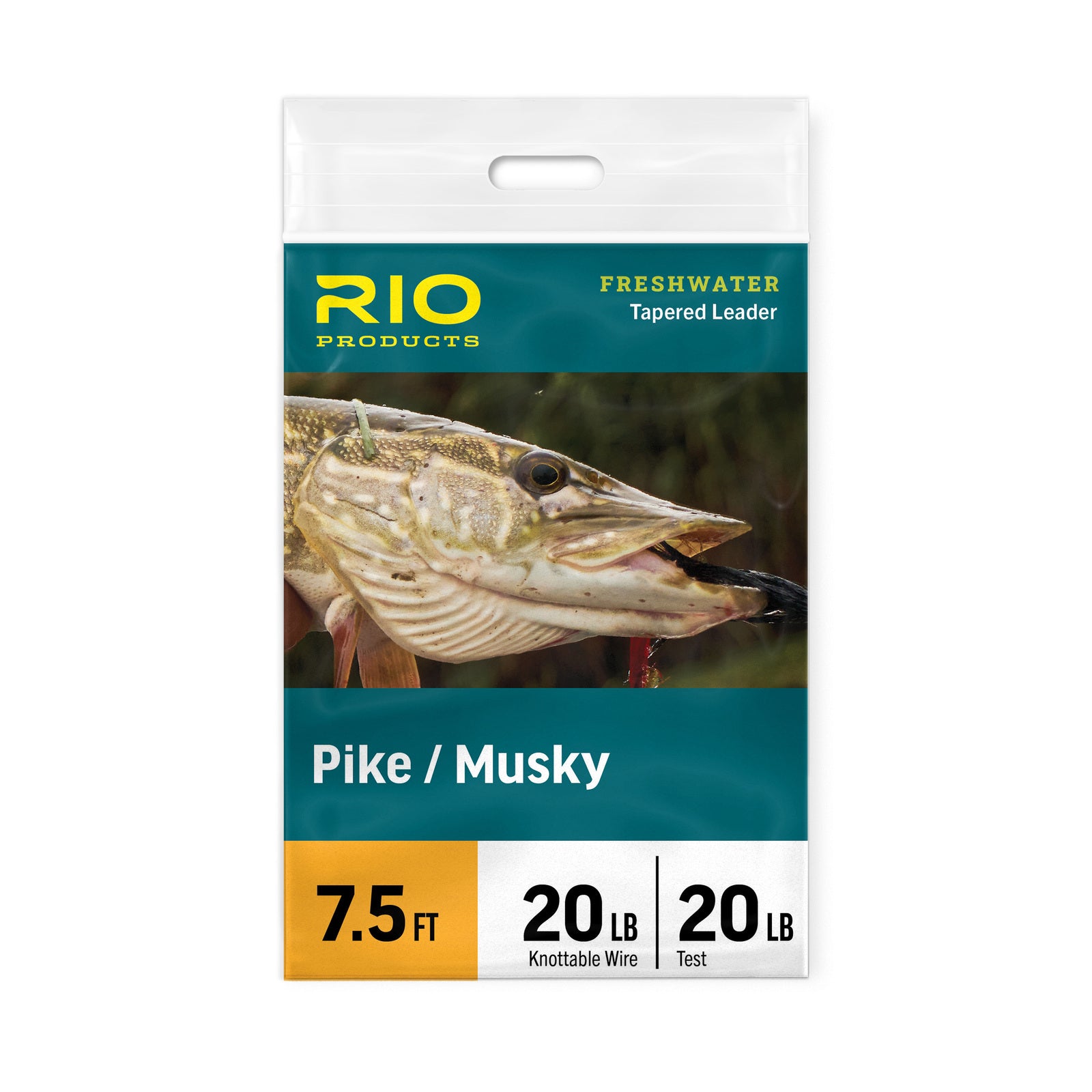 RIO Pike/Musky & Golden Dorado Leaders - New Wire and Fluoro Leaders for Toothy Predators