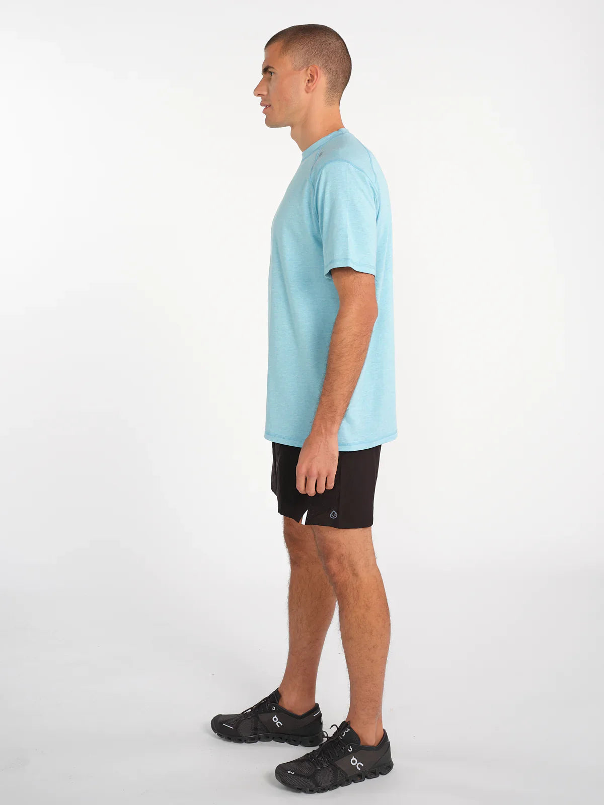 Tasc Carrollton Fitness T-Shirt in Radiant Blue Heather - NEW!