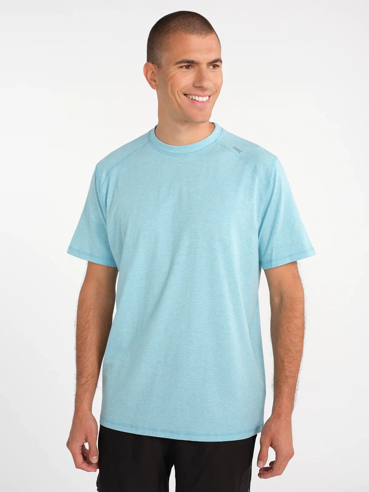 Tasc Carrollton Fitness T-Shirt in Radiant Blue Heather - NEW!