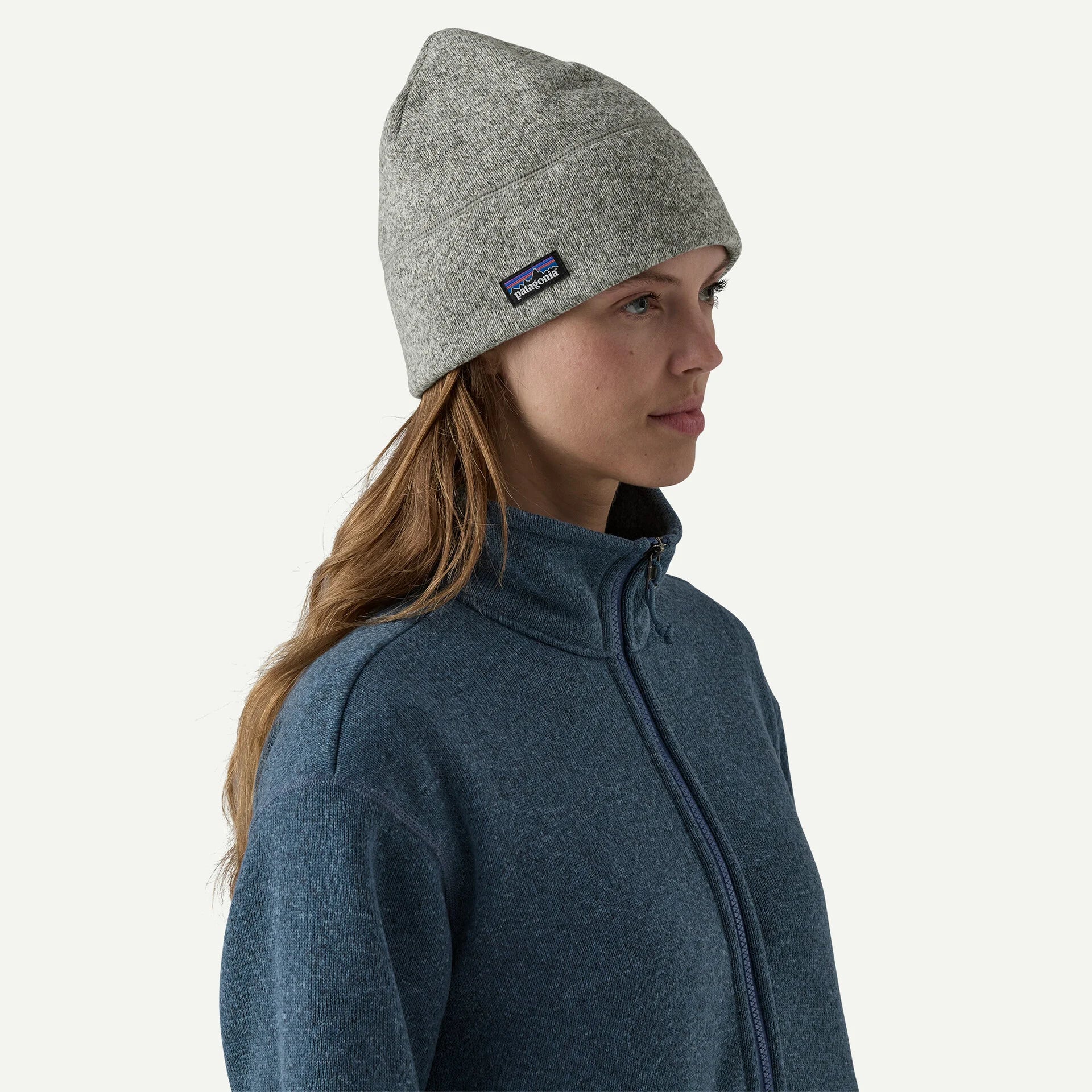 Patagonia Better Sweater Fleece Beanie in Birch White