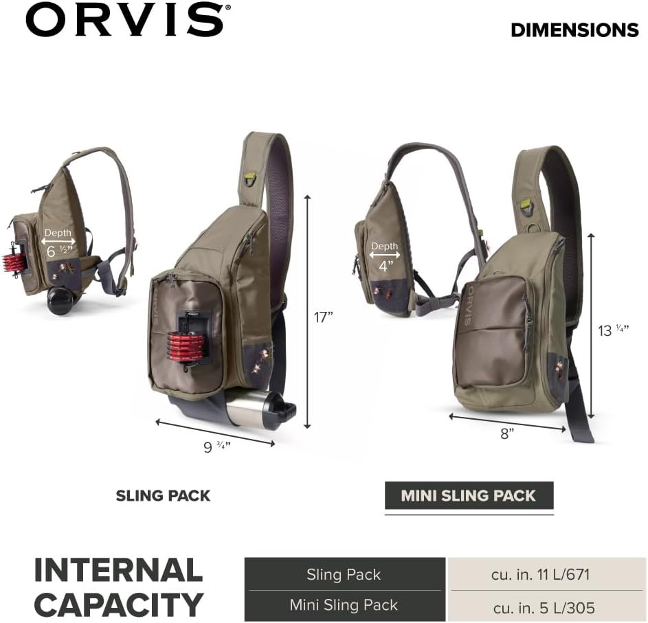 Orvis Sling Pack Mini in Dusty Olive - New Color!