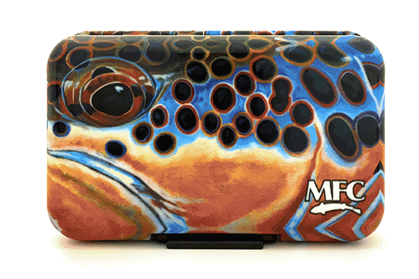 MFC Poly Fly Box Maddox's Brown Trout Skin XI