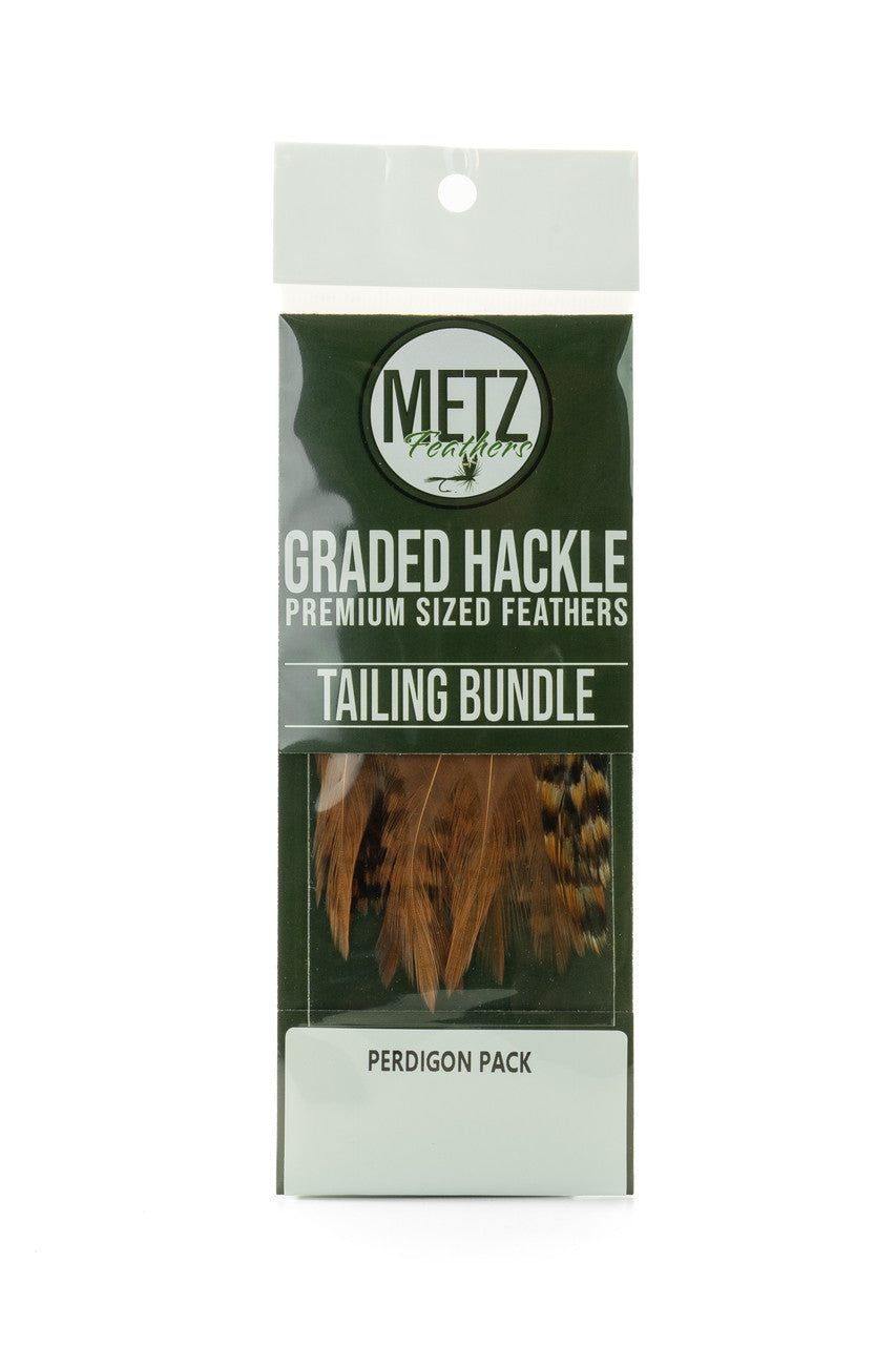 Metz Hackle Tailing Bundle 3-Pack - Perdigon