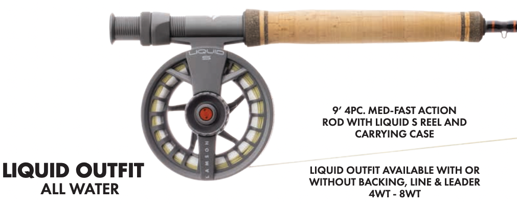 Lamson Liquid Outfit - Fly Rod & Reel Combo - Unlined