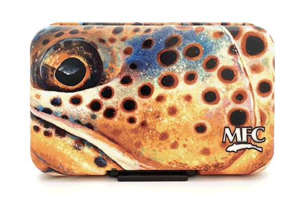 MFC Poly Fly Box Maddox's Brown Trout Skin XI