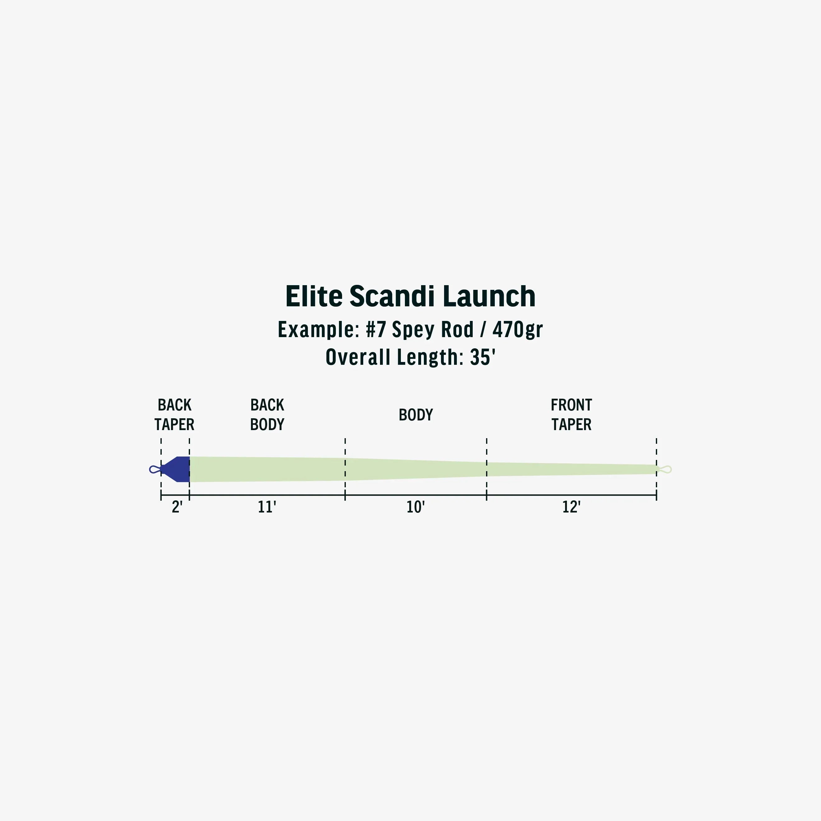 RIO Elite Scandi Launch Shooting Head - NEW!