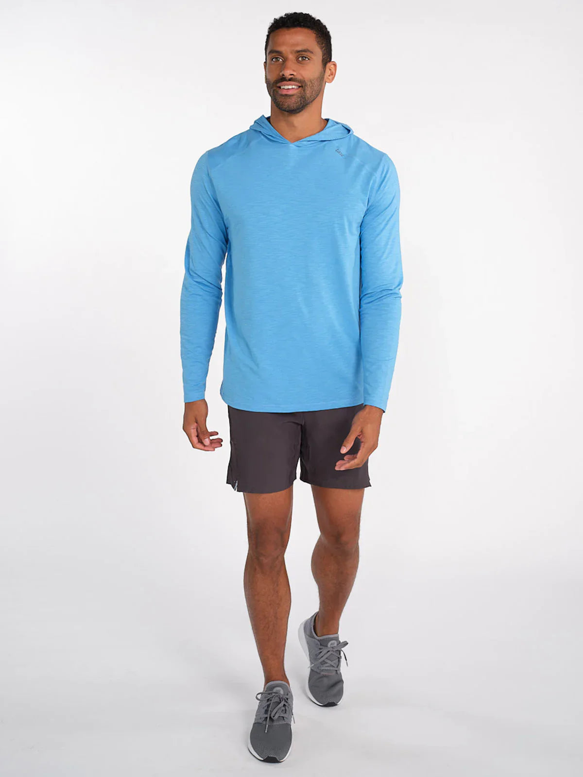 Tasc Carrollton Lightweight Fitness Hoodie in Palace Blue - NEW!