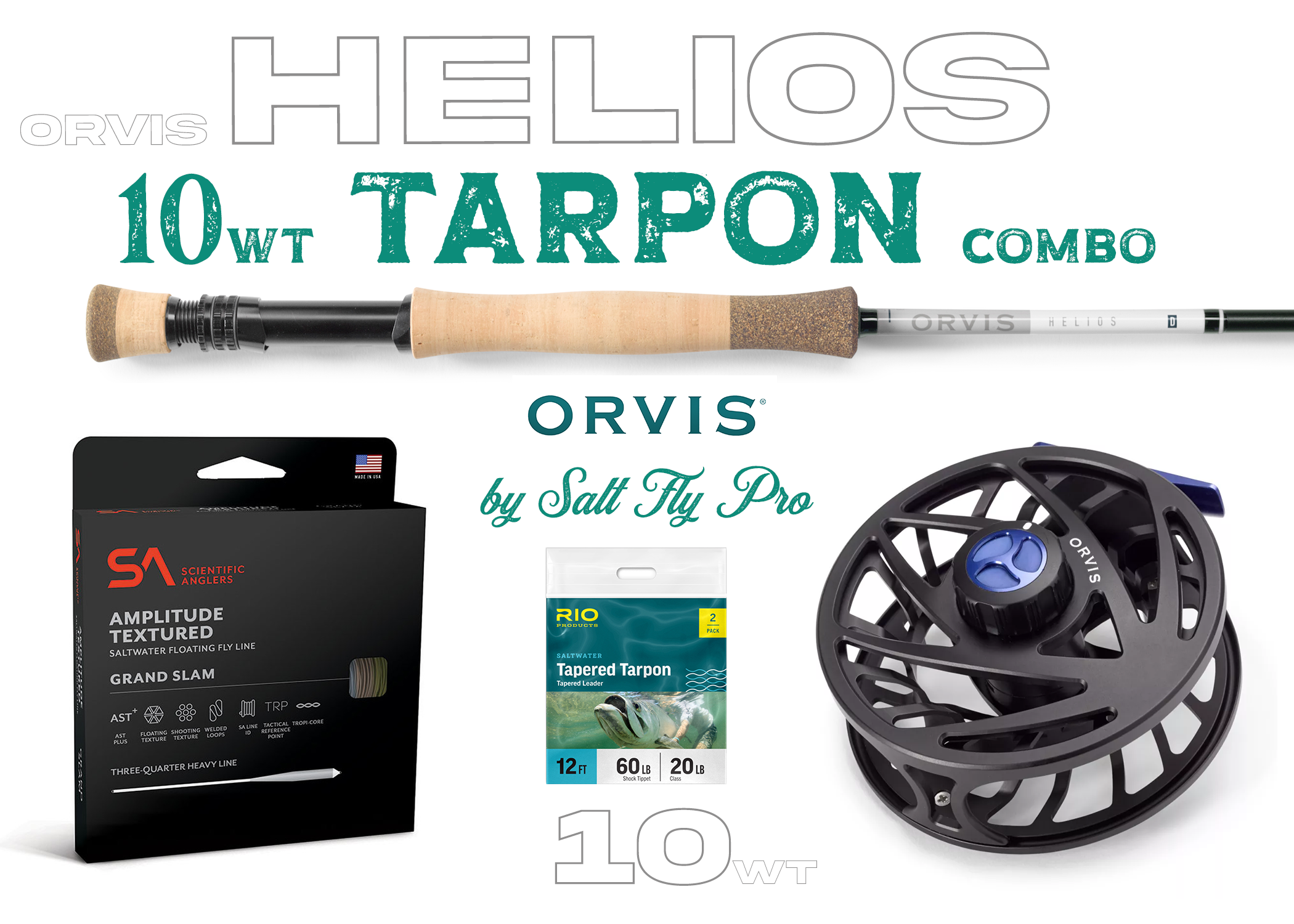 Orvis Helios D 10wt TARPON Fly Rod Combo Outfit - New! TroutPro Orvis Helios D 10wt TARPON Fly Rod Combo Outfit - New! TroutPro