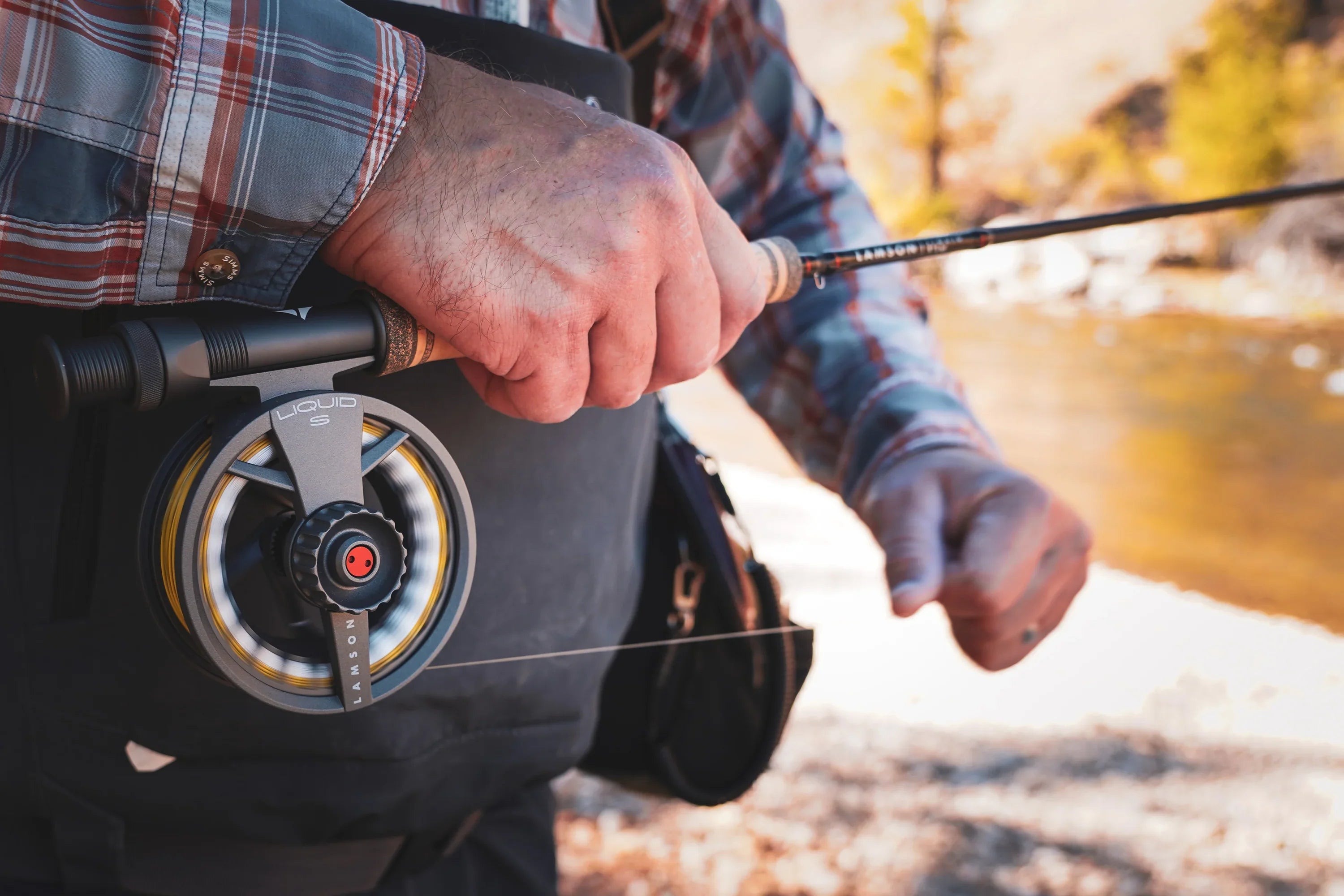 Lamson Liquid S Fly Reels in Day Break