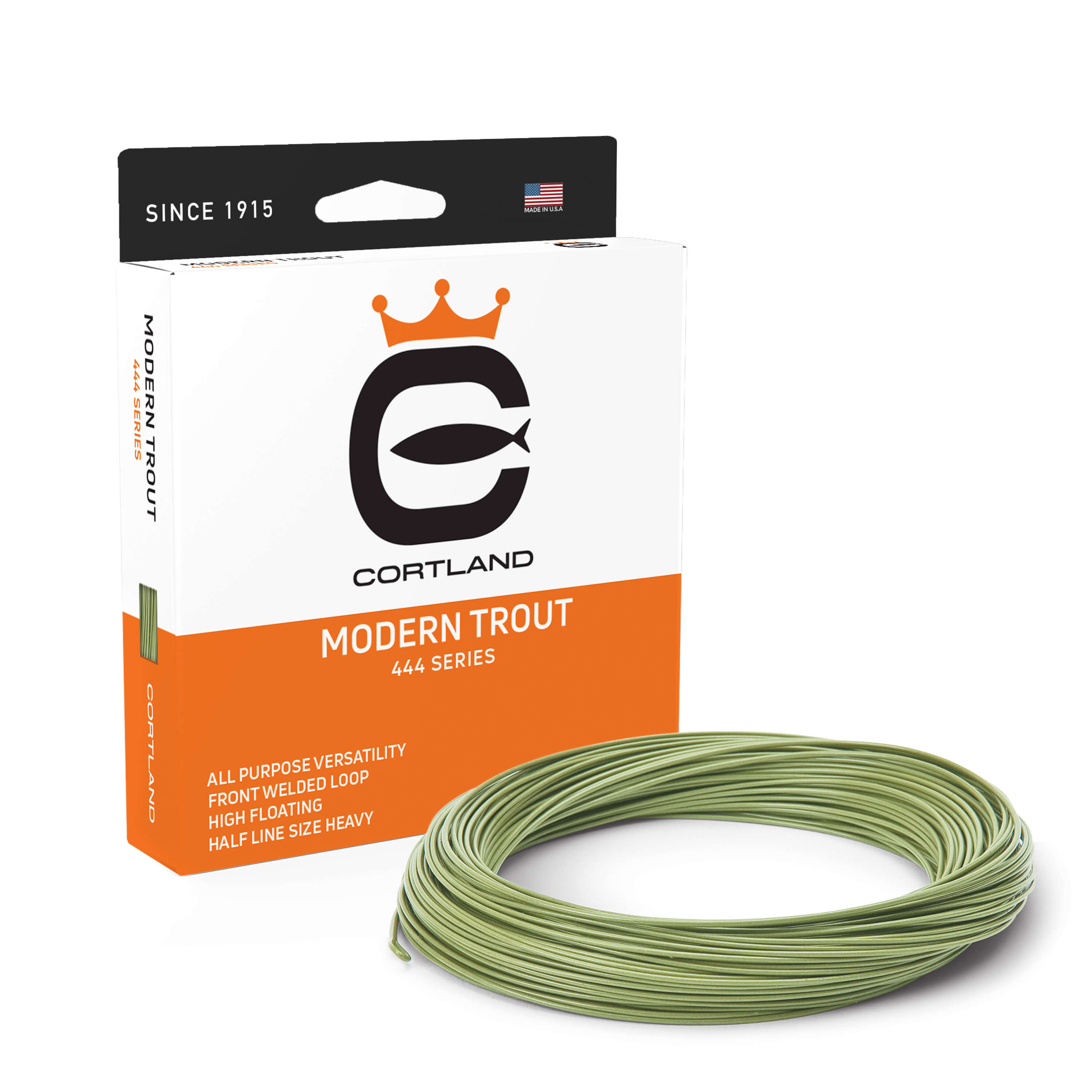 Modern Trout Moss Green
