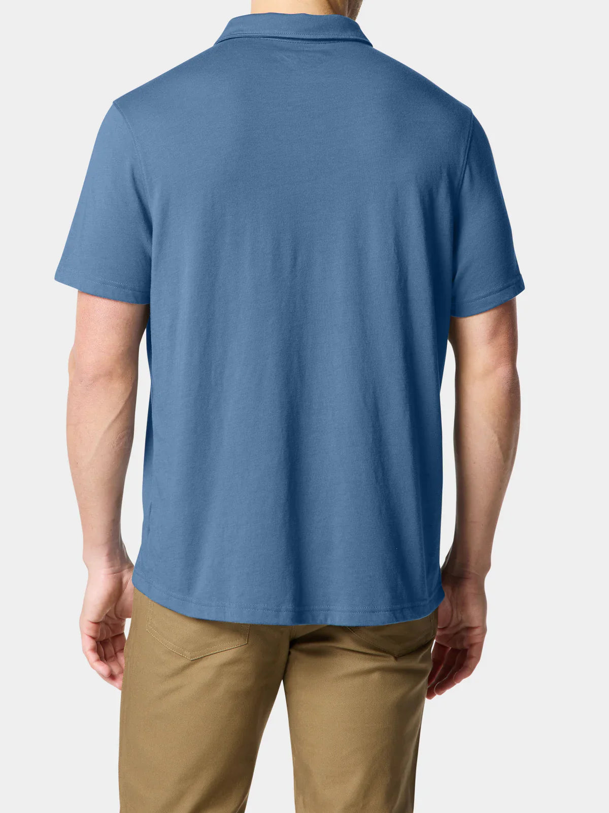 Duck Camp Men’s Essential drirelease Polo in Bering Sea Blue - New!