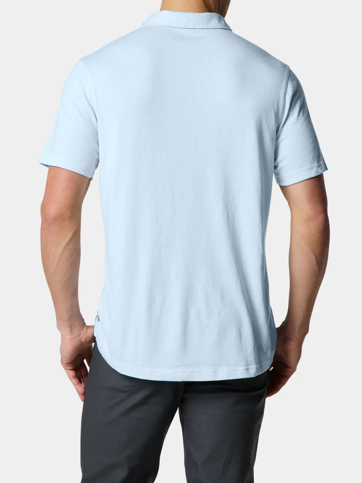 Duck Camp Men’s Essential drirelease Polo in Ice Water Blue - New!