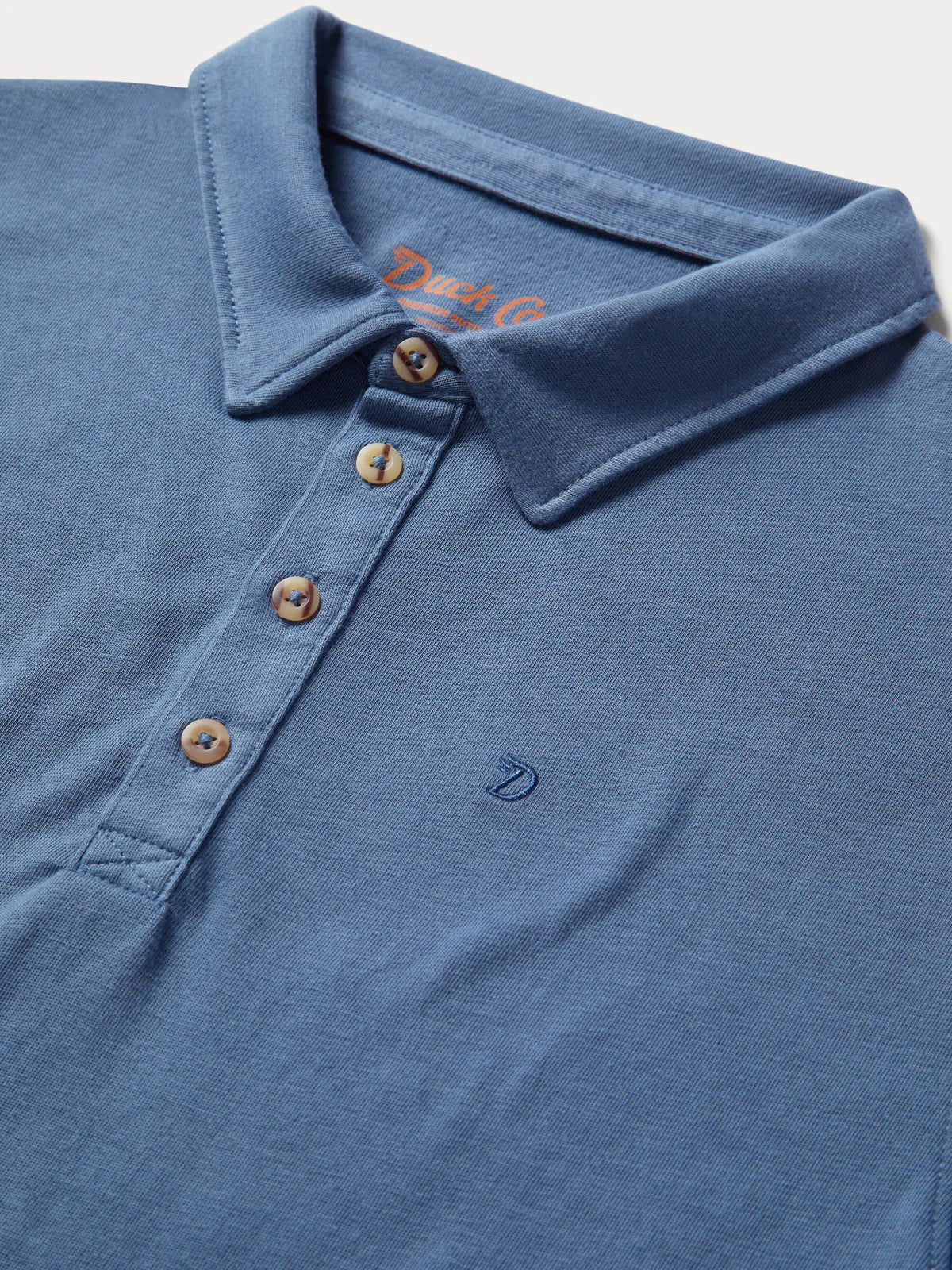 Duck Camp Men’s Essential drirelease Polo in Bering Sea Blue - New!