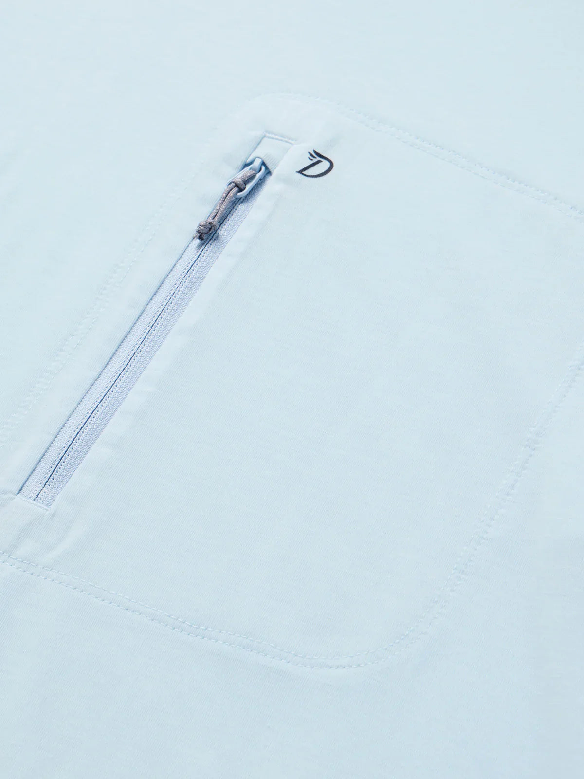 Duck Camp Men’s Lightweight Performance drirelease Hoodie in Ice Water Blue - New!