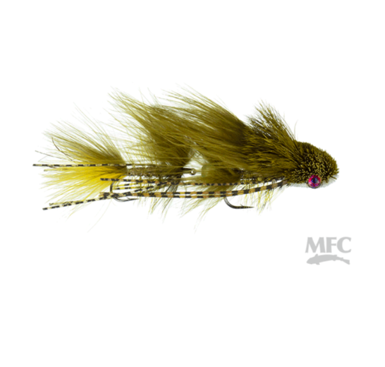 MFC Galloup's Two-Tone Dungeon Fly in Grey/White