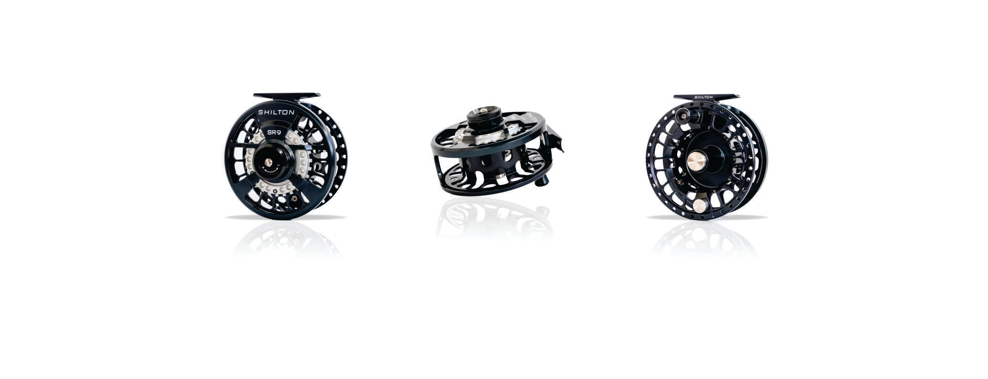 Shilton SR12 Reel (12wt+) in Black & Gold