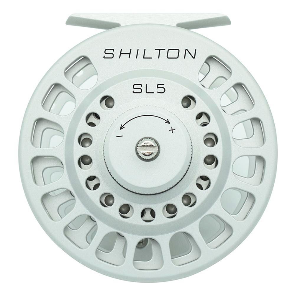 Open Box Shilton SL7 Reels (11-12wt) in Titanium Silver