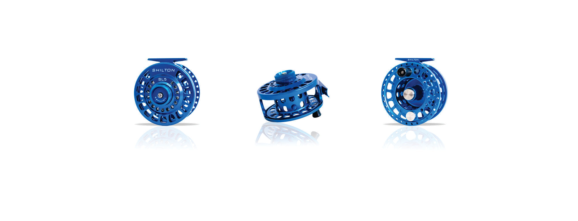 Open Box Shilton SL7 Reels (11-12wt) in Titanium Silver