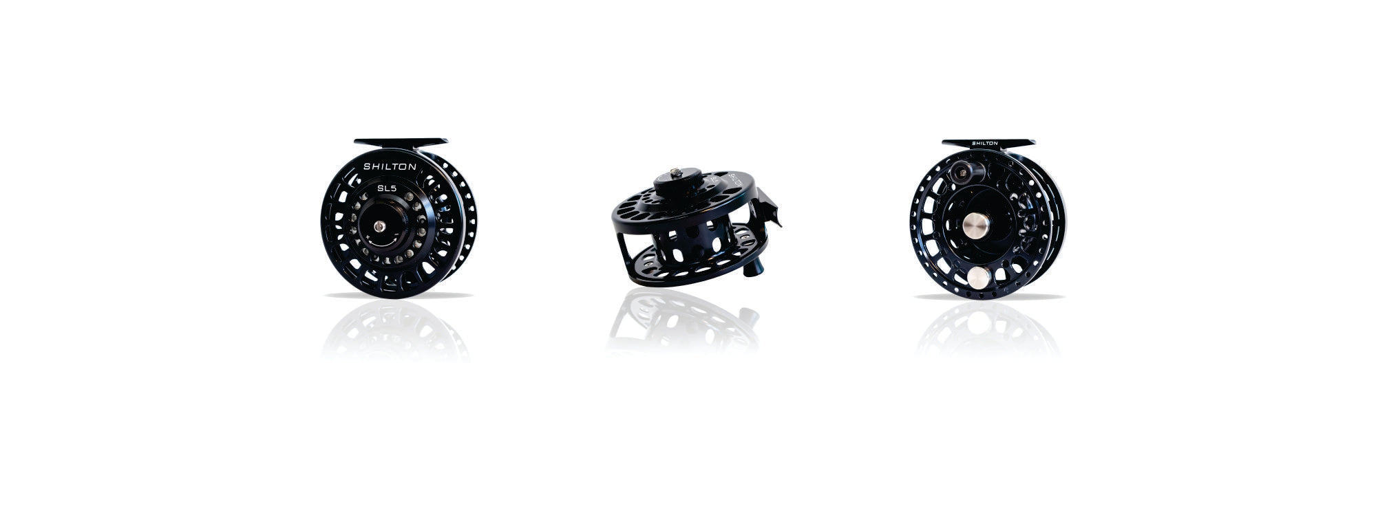 Open Box Shilton SL7 Reels (11-12wt) in Titanium Silver
