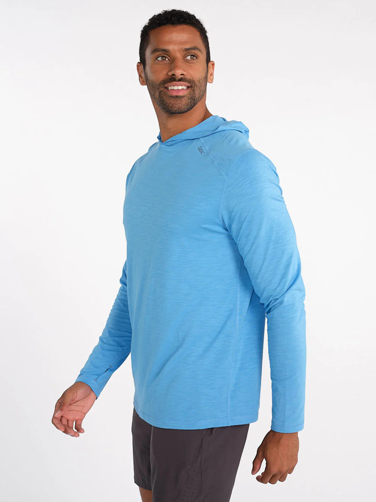 Tasc Carrollton Lightweight Fitness Hoodie in Palace Blue - NEW!