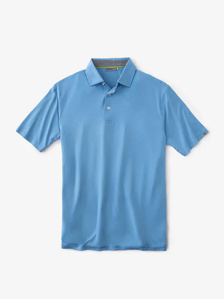 Tasc Cloud Lightweight Polo in Coastline Blue - NEW!