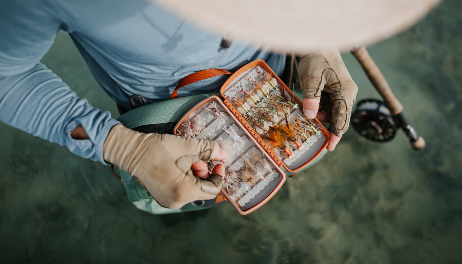 Tacky Pescador Medium Fly Box - Baja Blue