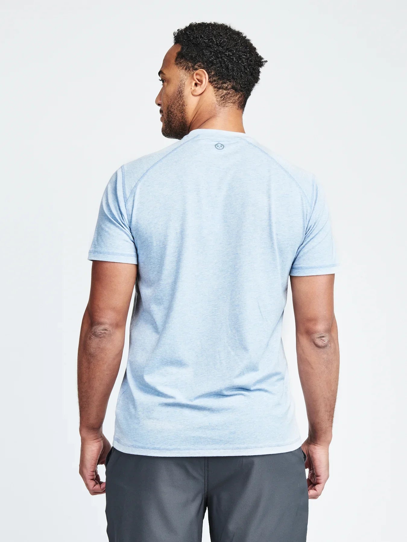 Tasc Carrollton Fitness T-Shirt in Cloud Heather - NEW!