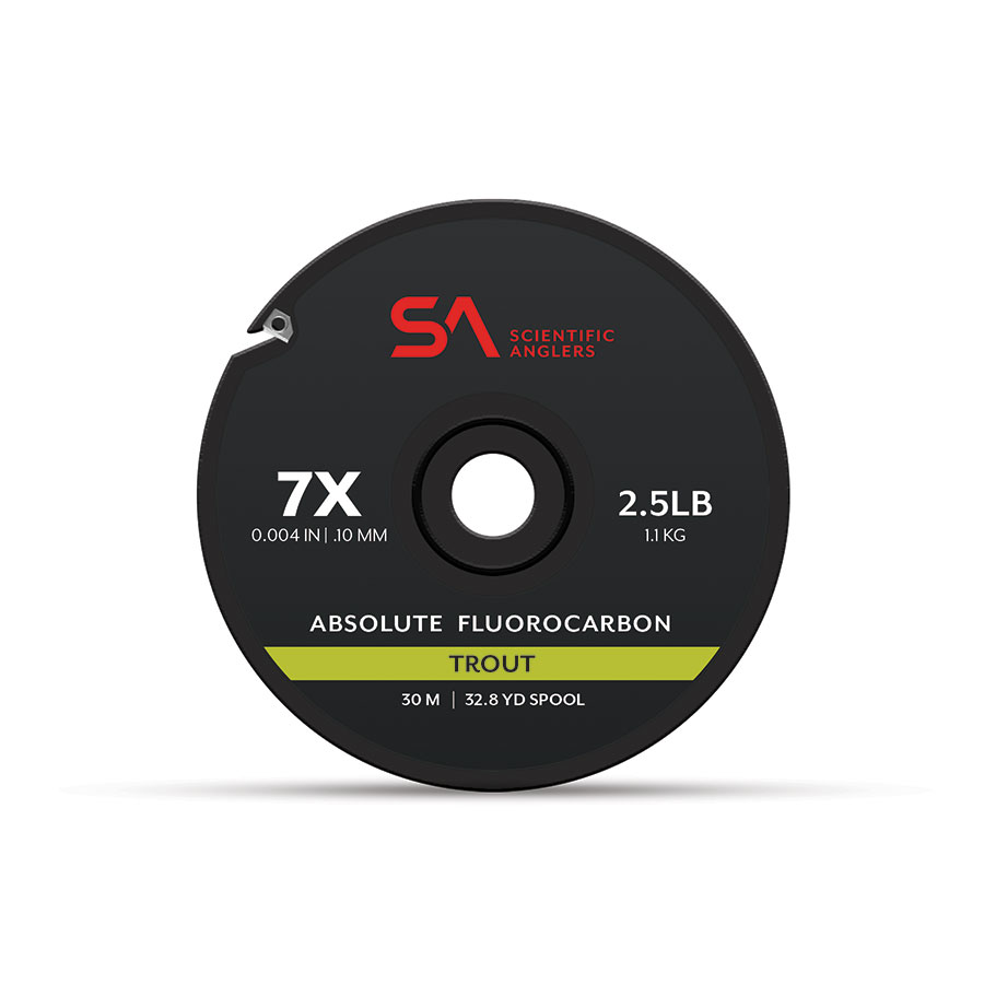 Scientific Anglers Absolute Fluorocarbon TROUT Tippet Assortment 3-Pack