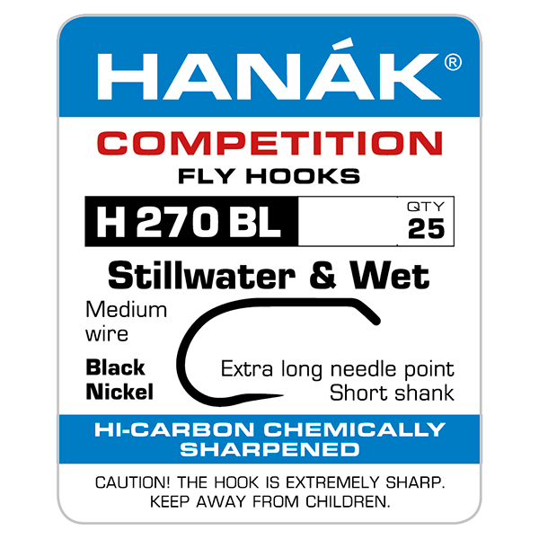 Hanak 270BL Stillwater & Wet Hooks - 25 pack