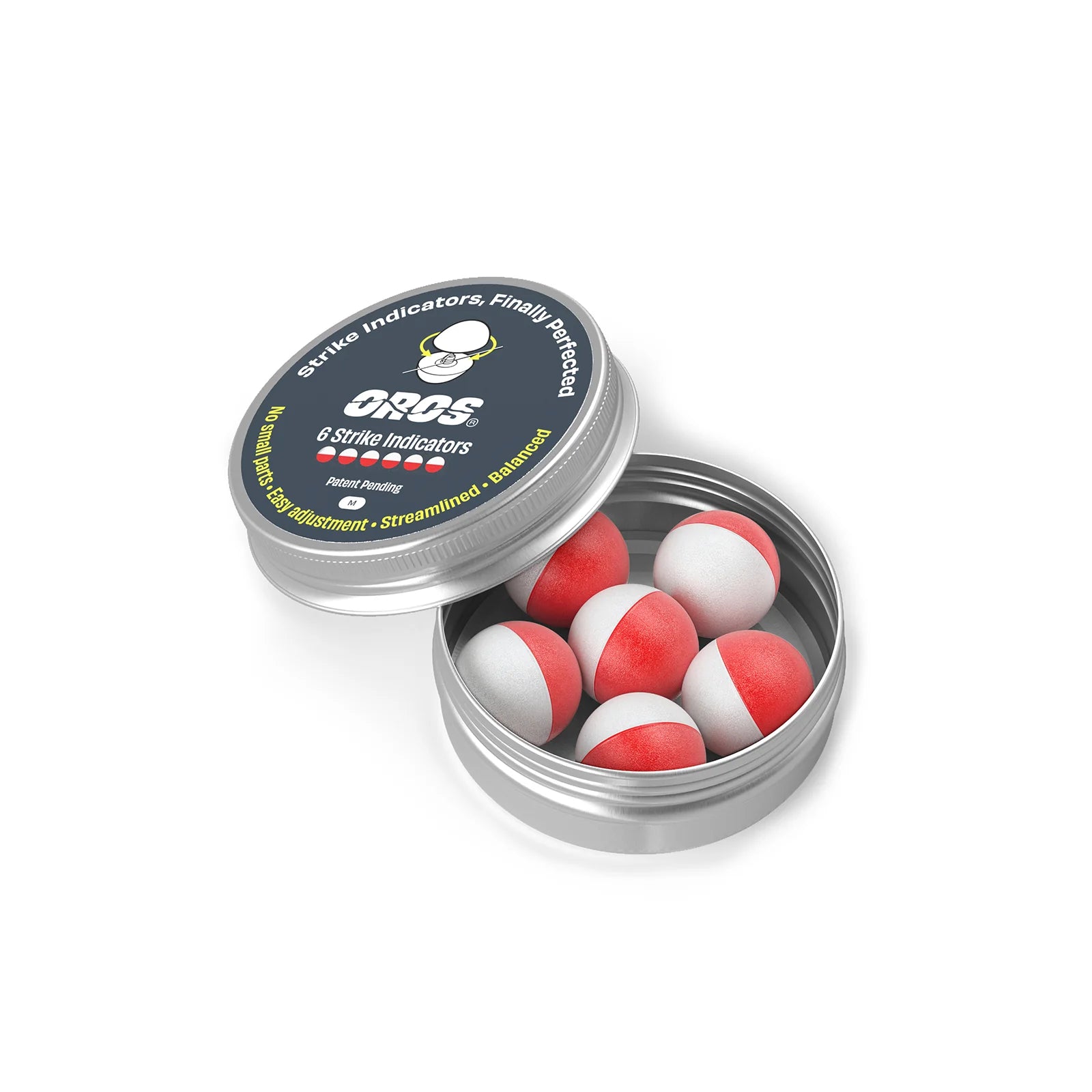 OROS RED WHITE SMALL SINGLE STRIKE INDICATOR