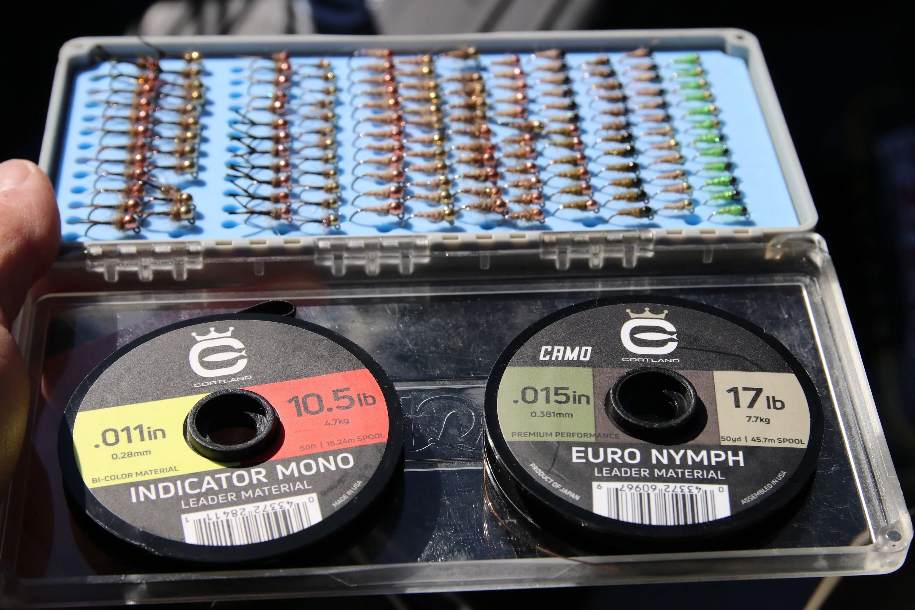 Cortland Euro Nymph Leader Material / Tippet in Camo